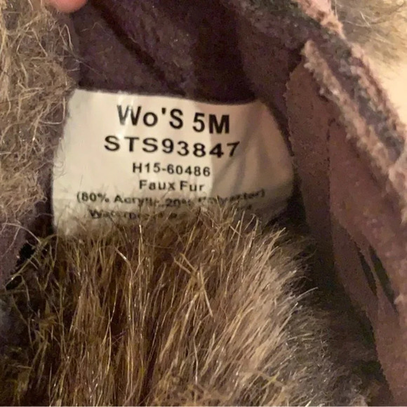Sperry  Topsider Faux Fur Duck Rain Boots - Picture 9 of 11